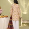 3 piece doby cotton shirt embroidery  Malai trouser khadi net dupatta - Image 3