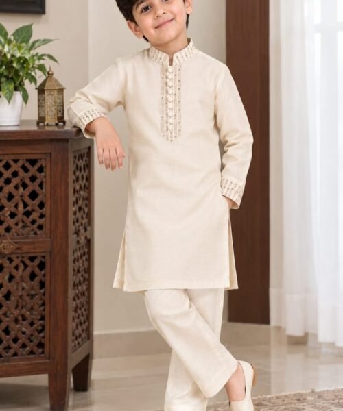 Silk Line Embroidered